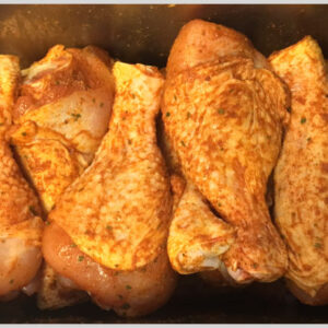 Drumstick gekruid