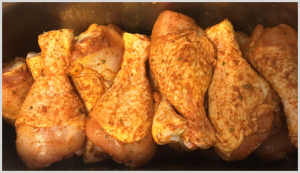 Drumstick gekruid